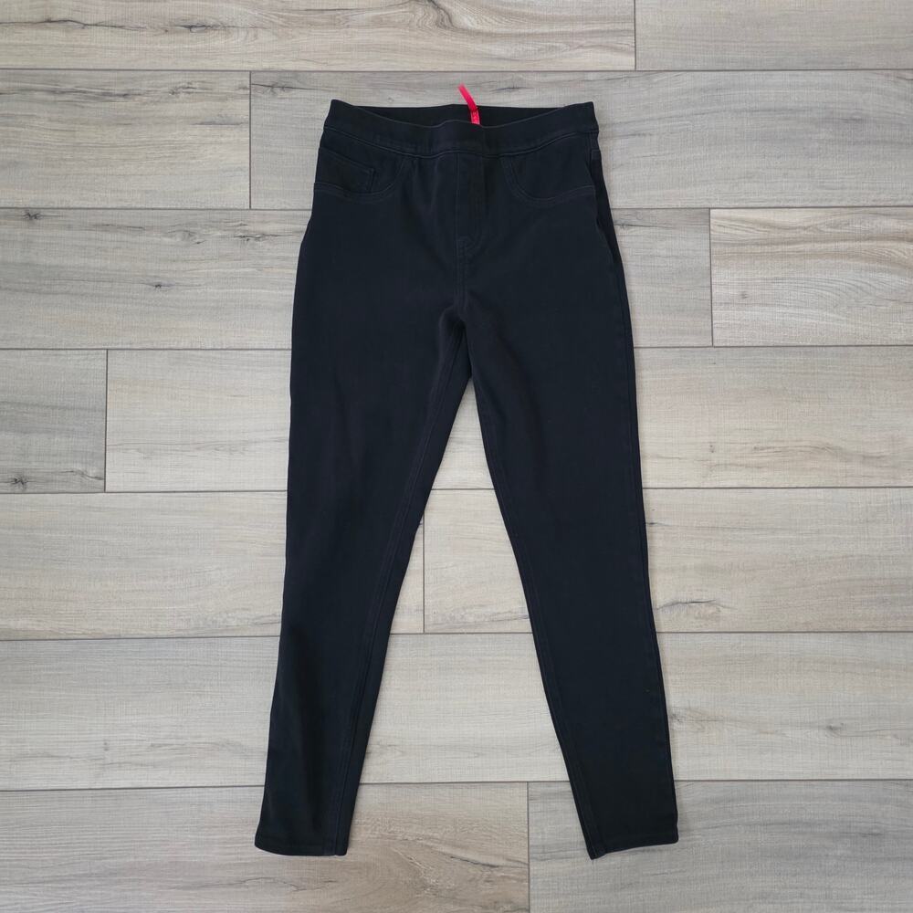 Spanx Ankle Black Ponte Midrise Skinny Leg Jeggings Women Sz M 20018R - Picture 13 of 13